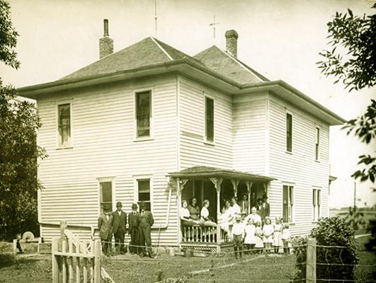 FjellestadHome.jpg - The home of Gabriel and Agnete Fjellestad, Miner County, SD